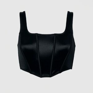 NWT LA SENZA Black Corset Bra Small